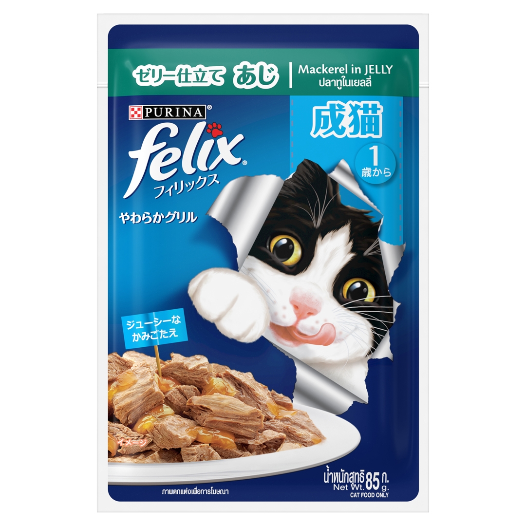 FELIX As Good As It Looks Adult Mackerel in Jelly Wet Cat Food